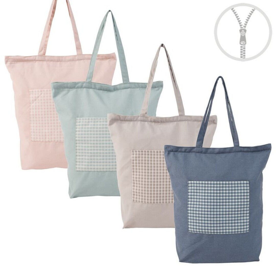 BOLSA ALGODON BOLSILLO VICHY