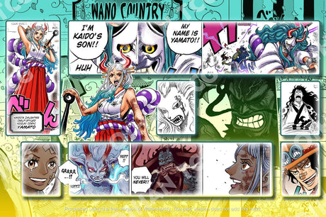 Yamato green yellow - Playmat / One Piece - Dendago