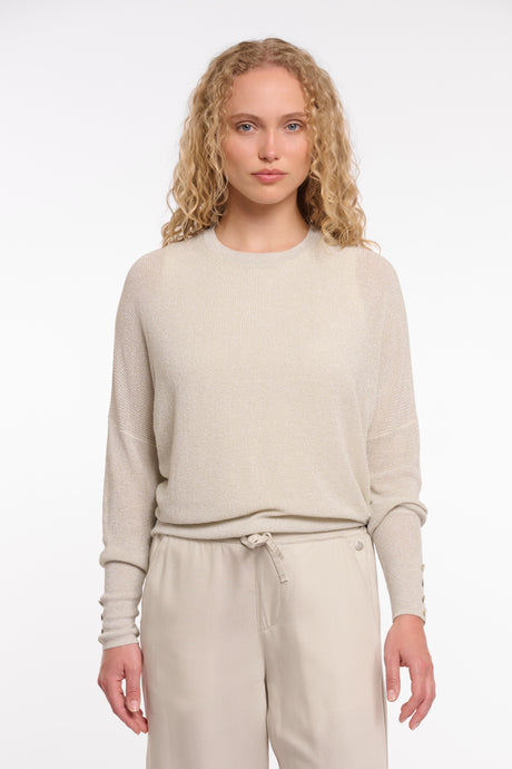Jersey manga globo beige Rino&Pelle