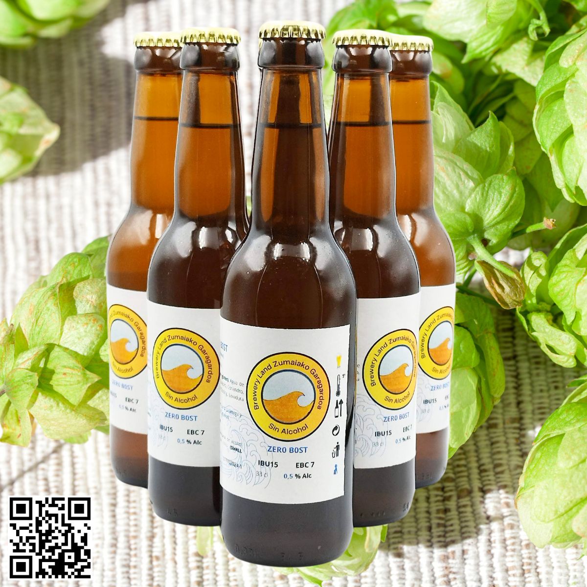 ZERO BOST (Pale Ale SIN ALCOHOL) >> Lote de 6 botellas de 33 cl - Dendago