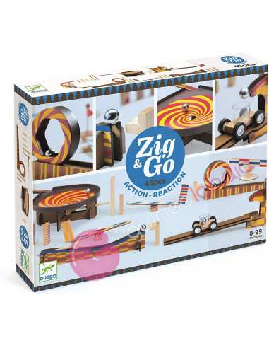 Zig & Go Wroom 45 piezas - Dendago