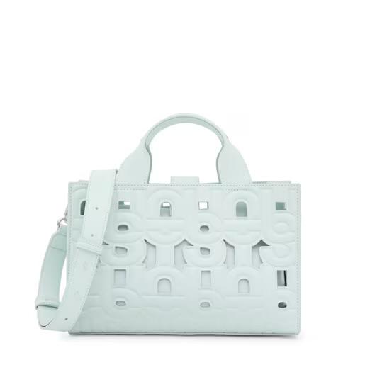 Tous Mujer Shopper Mediano Amaya Azul Manifesto Cut