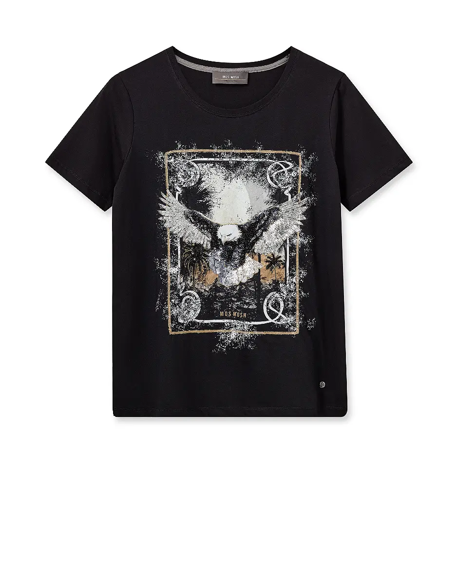 MOS MOSH CAMISETA NEGRA AGUILA MMElli
