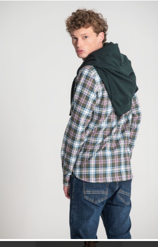 CAMISA CUADROS VERDE GENDIVE