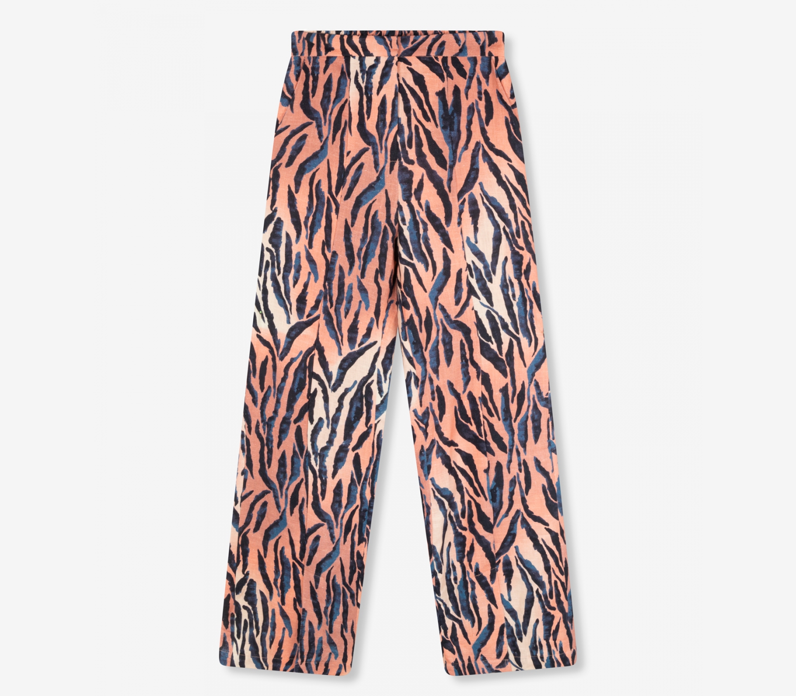 ALIX THE LABEL PANTALON WIDELEG ESTAMPADO TIGRE