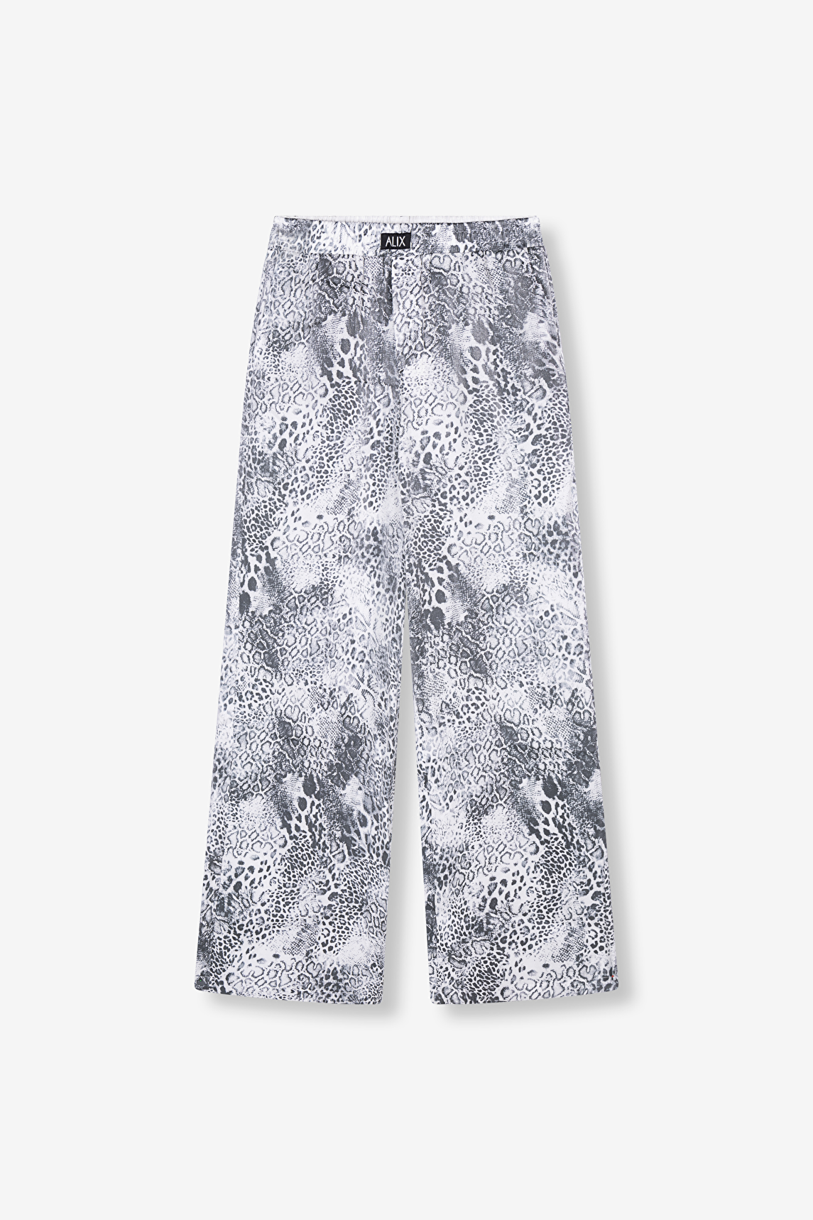 ALIX THE LABEL PANTALON ANCHO CON ESTAMPADO DE ANIMAL