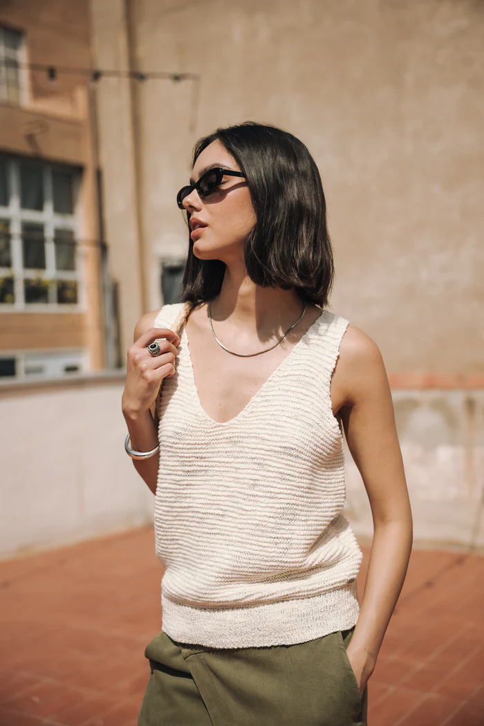 FREEMAN T. PORTER TOP EFECTO GANCHILLO DUNA
