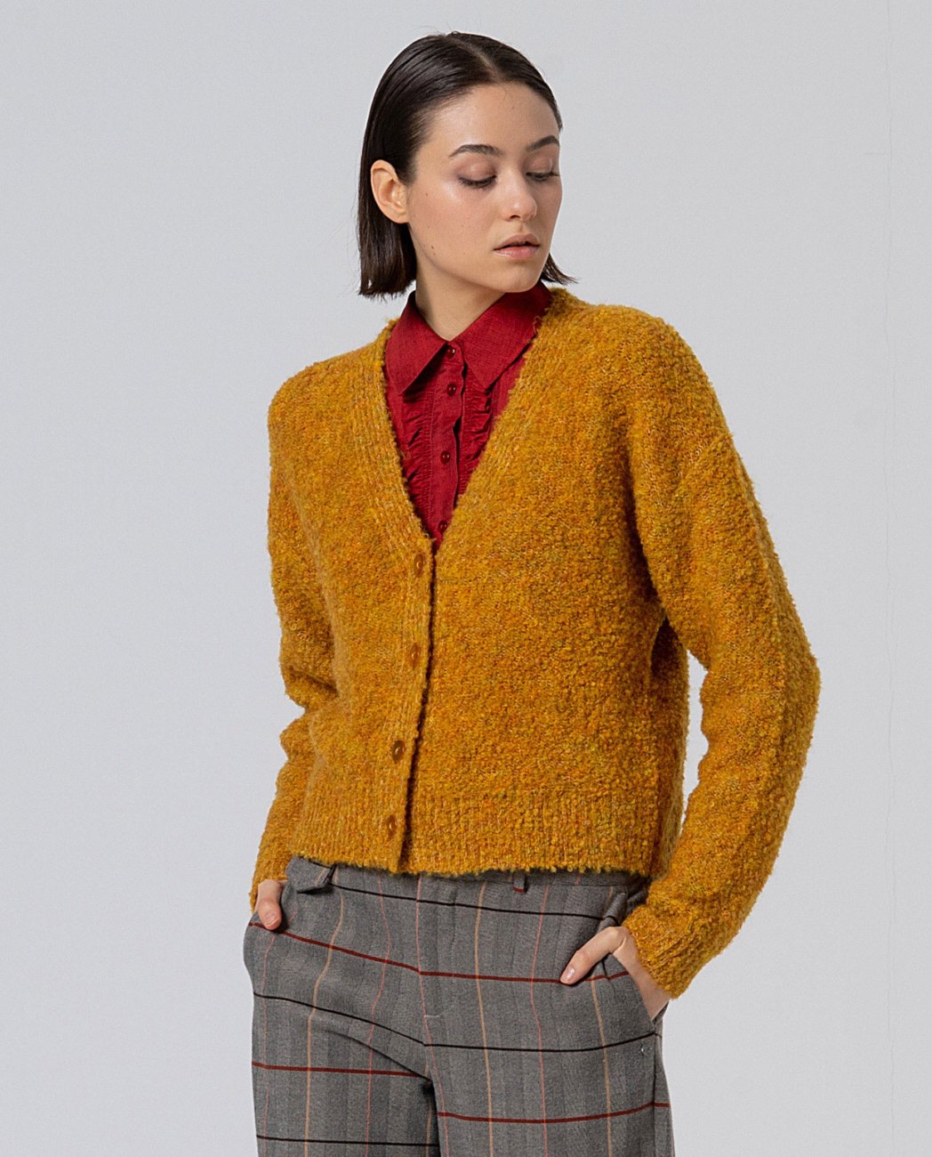 CARDIGAN MOSTAZA SURKANA