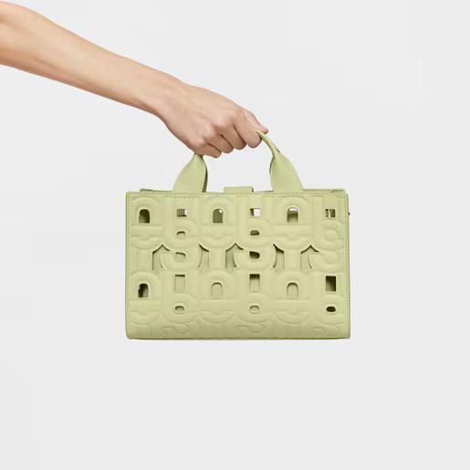 Tous Mujer Shopper Mediano Amaya Manifesto Cut Verde