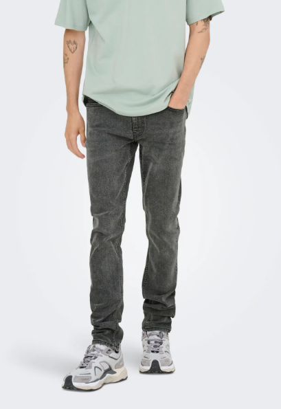PANTALON GREY OSCURO ONLY&ONS