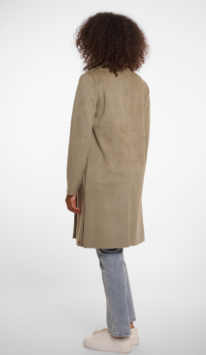 CHAQUETA LARGA KAKI RINO&PELLE