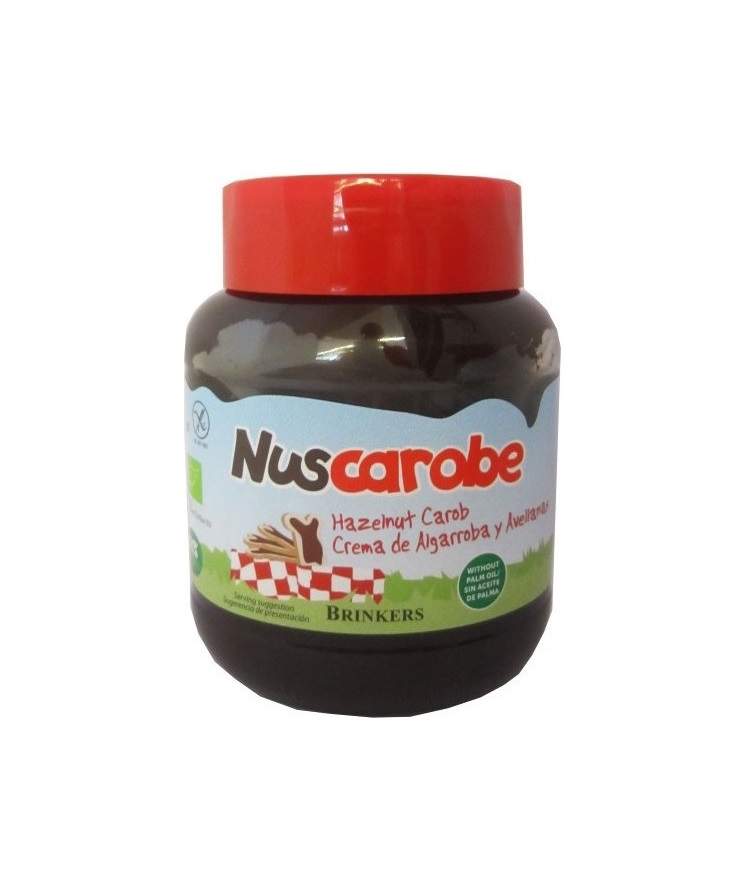 Crema de algarroba y avellanas NUSCAROBE