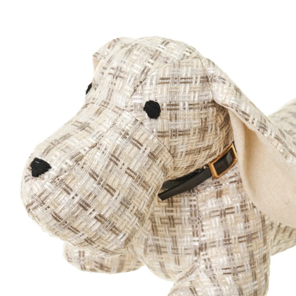 Tope de puerta textil perro
