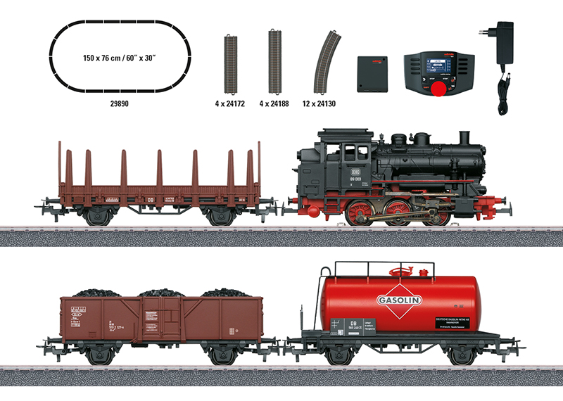Marklin 29890 Caja de iniciación digital "Tren mercancías con BR 89 "