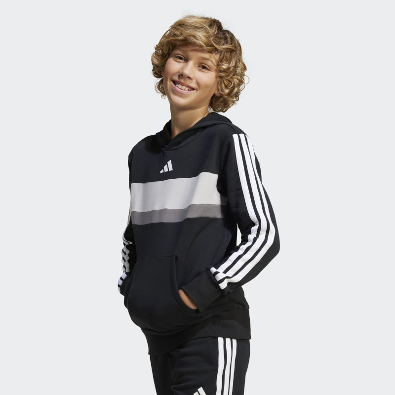 ADIDAS SUDADERA NEGRO/ GRIS