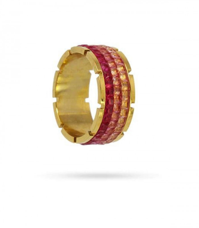 ANILLO CIRCONITAS COLOR ROSA AAN953C ANARTXY