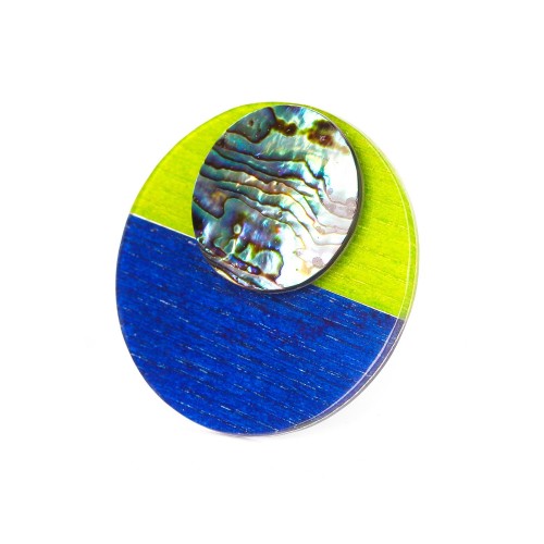 ANILLO COLOR BLOC NATURE BIJOUX