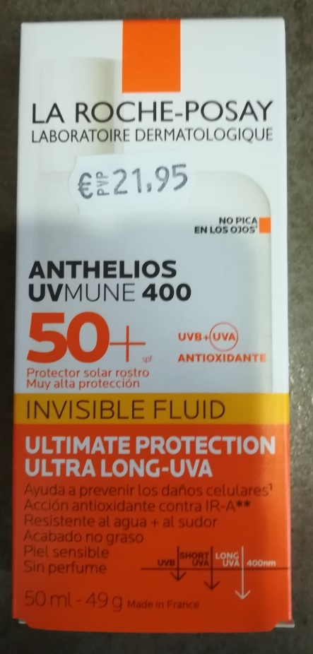 LA ROCHE POSAY anthelios UVmune400 fluido 50+