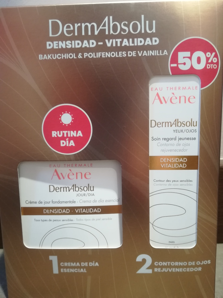 AVENE dermabsolu pack rutina día