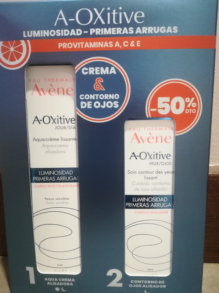 AVENE pack a-oxitive crema y contorno de ojos
