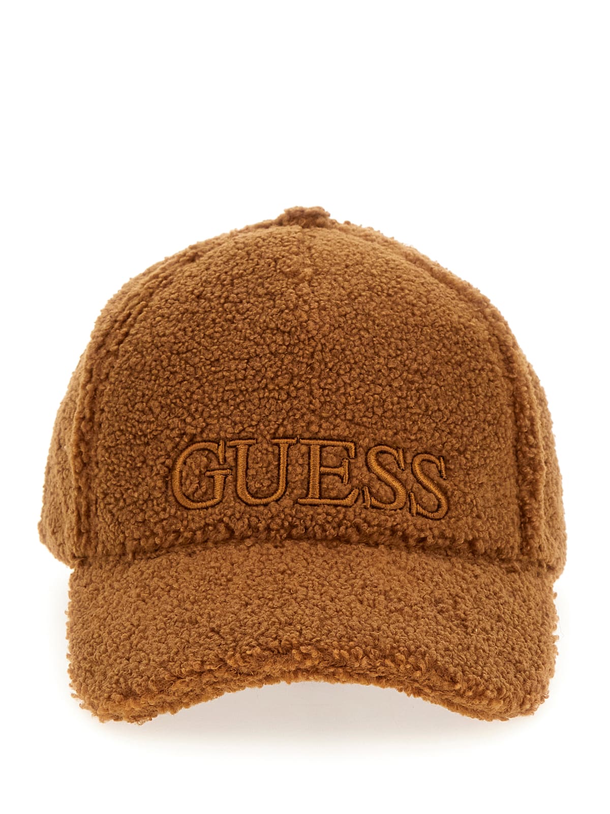Guess Mujer Gorra de Borreguito Marron