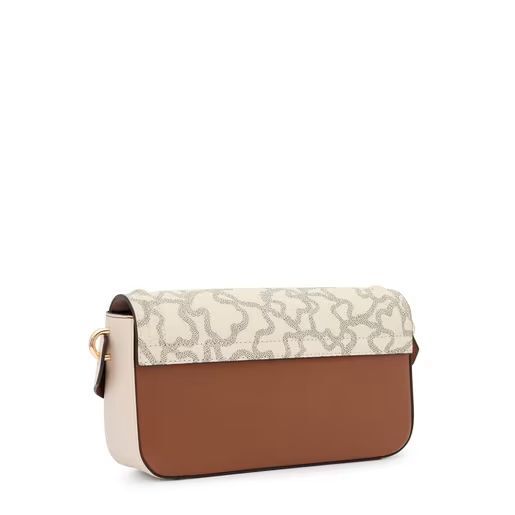 Tous mujer Bandolera Mediana Beige Kaos Icon