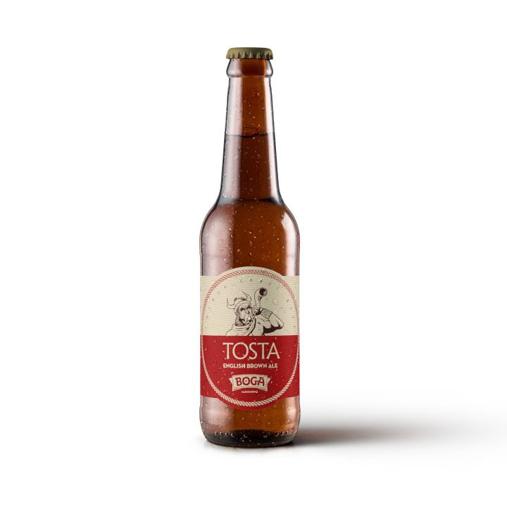 BOGA, cerveza artesanal vasca. "Tosta". 33cl