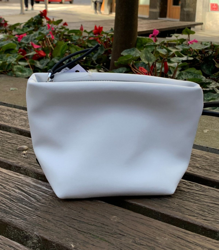 BOLSO MOUSE BAG SMALL APPLESKIN WHITE IN-ZU
