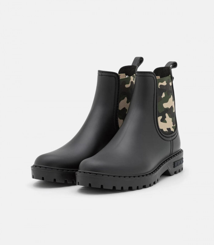 BOTAS DE AGUA GAUDI MATE CAMUFLAJE NEGRO CAMEL VERBENAS