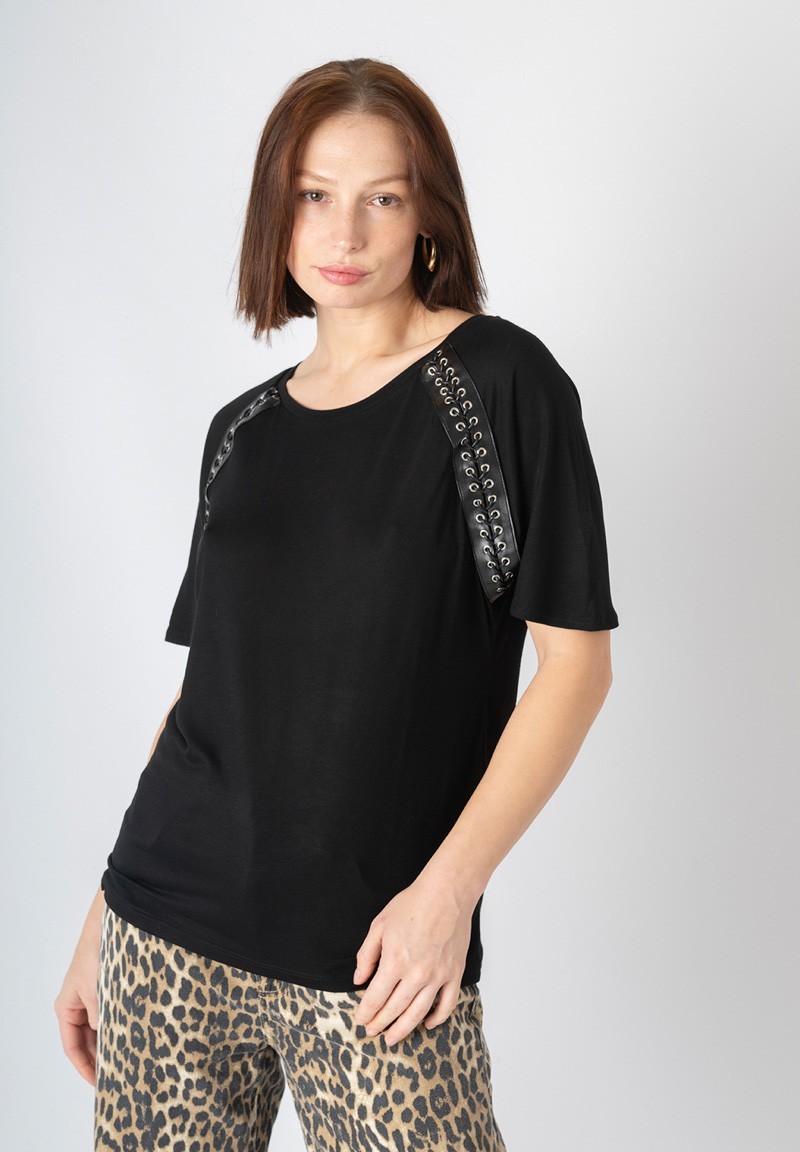 CAMISETA Betty Grable cordones ANIMOSA
