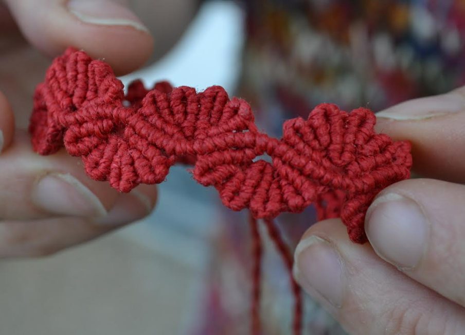 LIHOA makramezko pultsera/pulsera macramé
