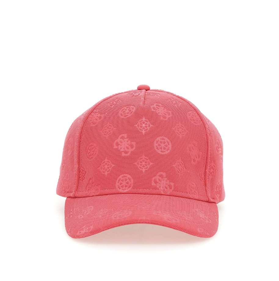 Guess Mujer Gorra Estampado Fucsia