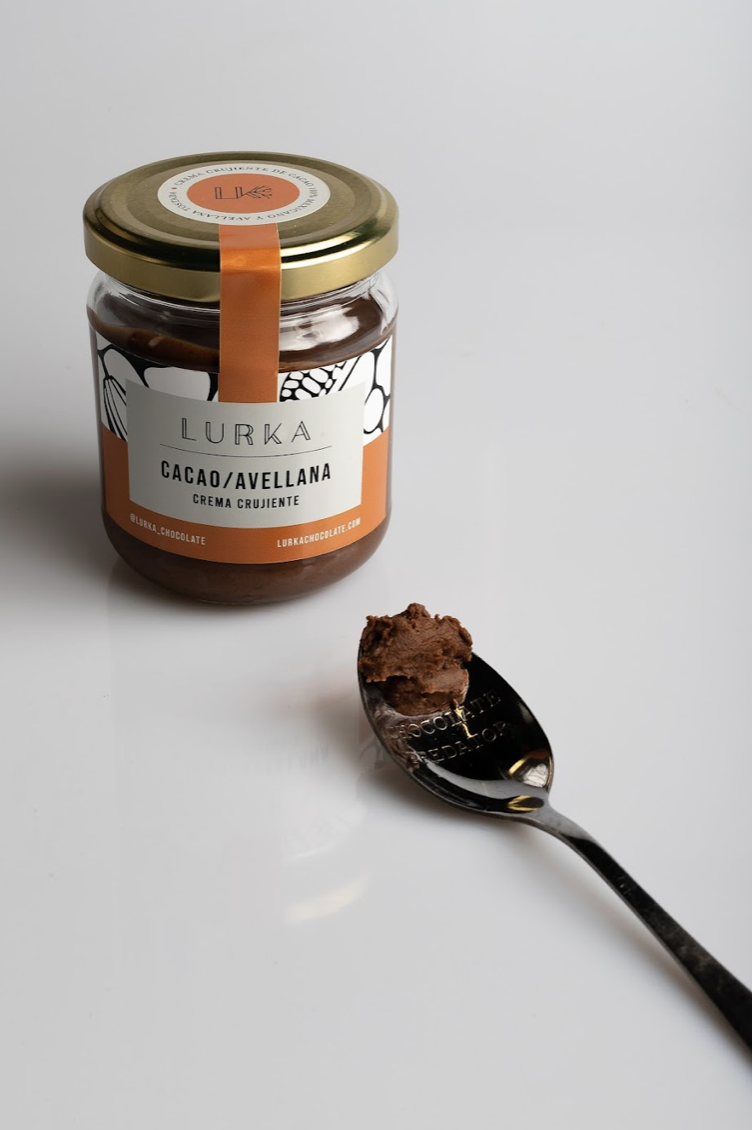 Crema untable Lurka de avellanas y cacao