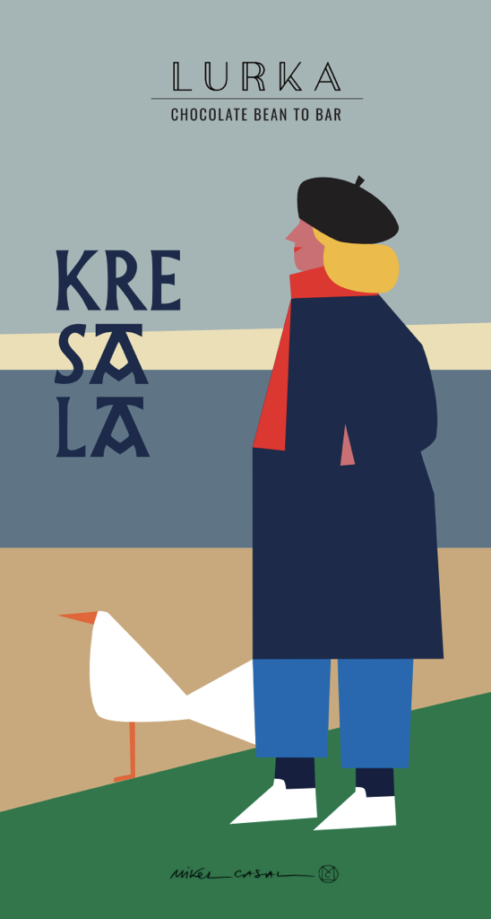 Tableta Lurka, Kresala 70%, sal marina y algas