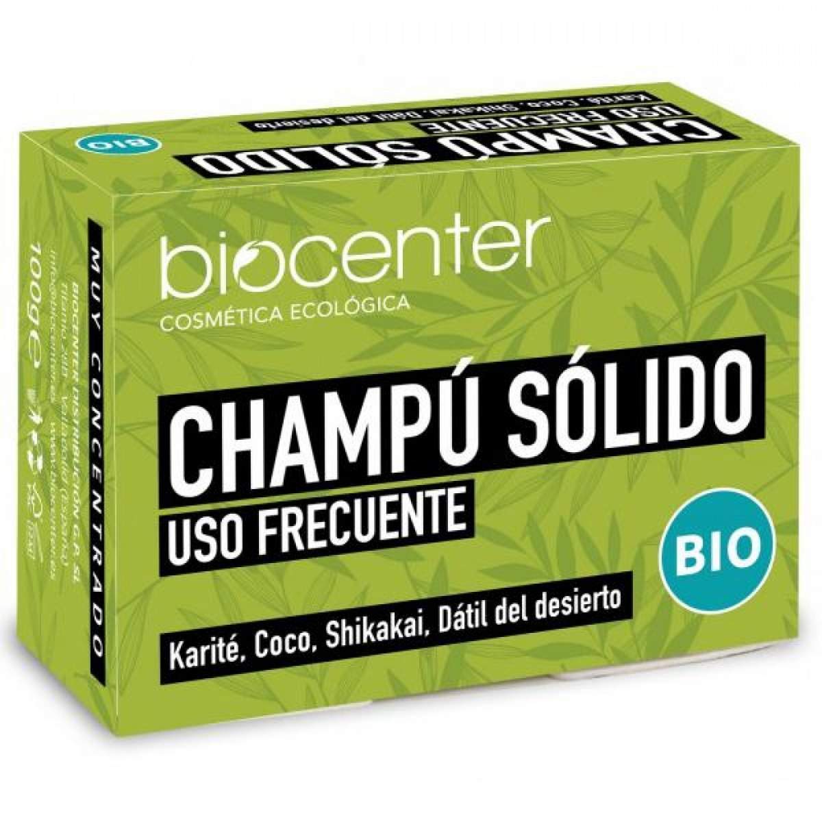 Champú sólido Uso Frecuente - 100 g BIOCENTER