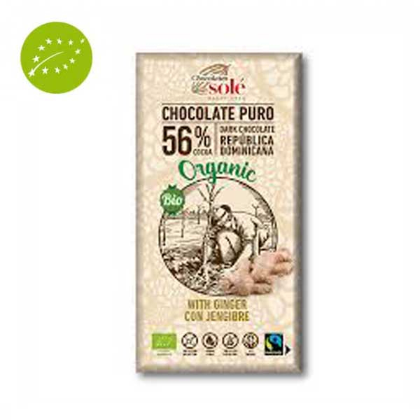 Chocolate 56% con Jengibre SOLE