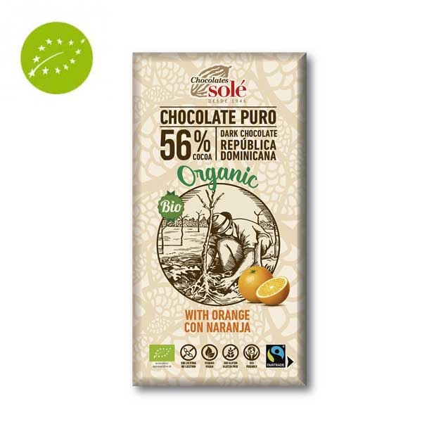 Chocolate Negro con Naranja SOLE