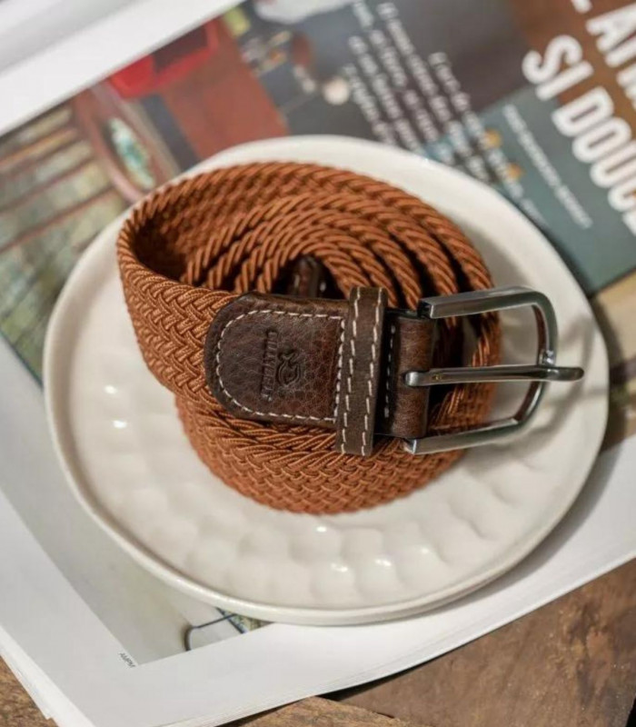 CINTURON ELASTICO COLOR CARAMELO BILLY BELT