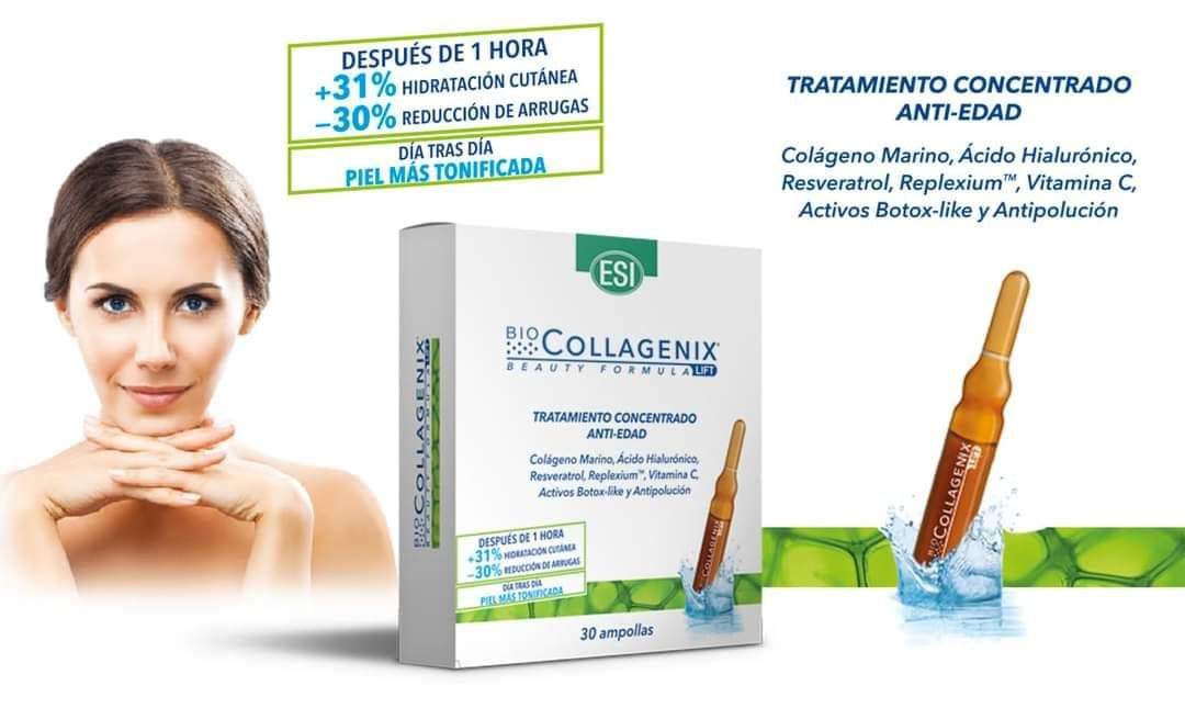 BIOCOLLAGENIX BEAUTY FORMULA Tratamiento concentrado anti edad 30 ampollas