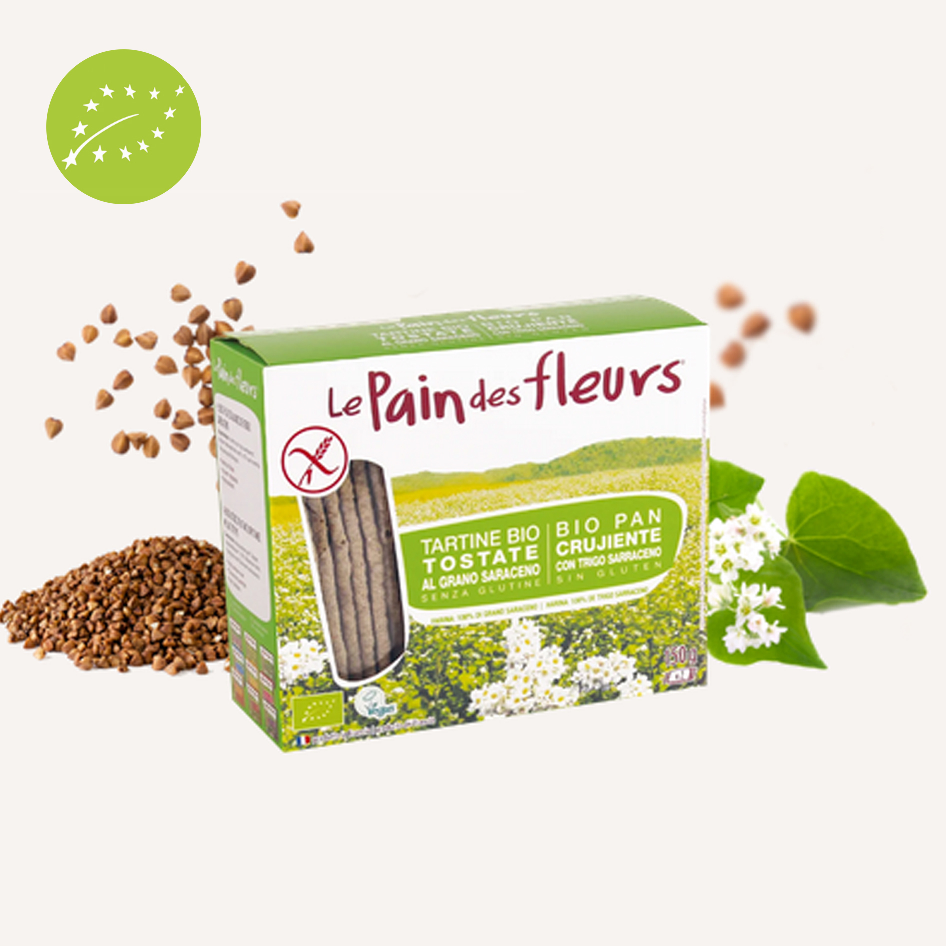 Cracker sarraceno 300g LE PAIN DES FLEURS