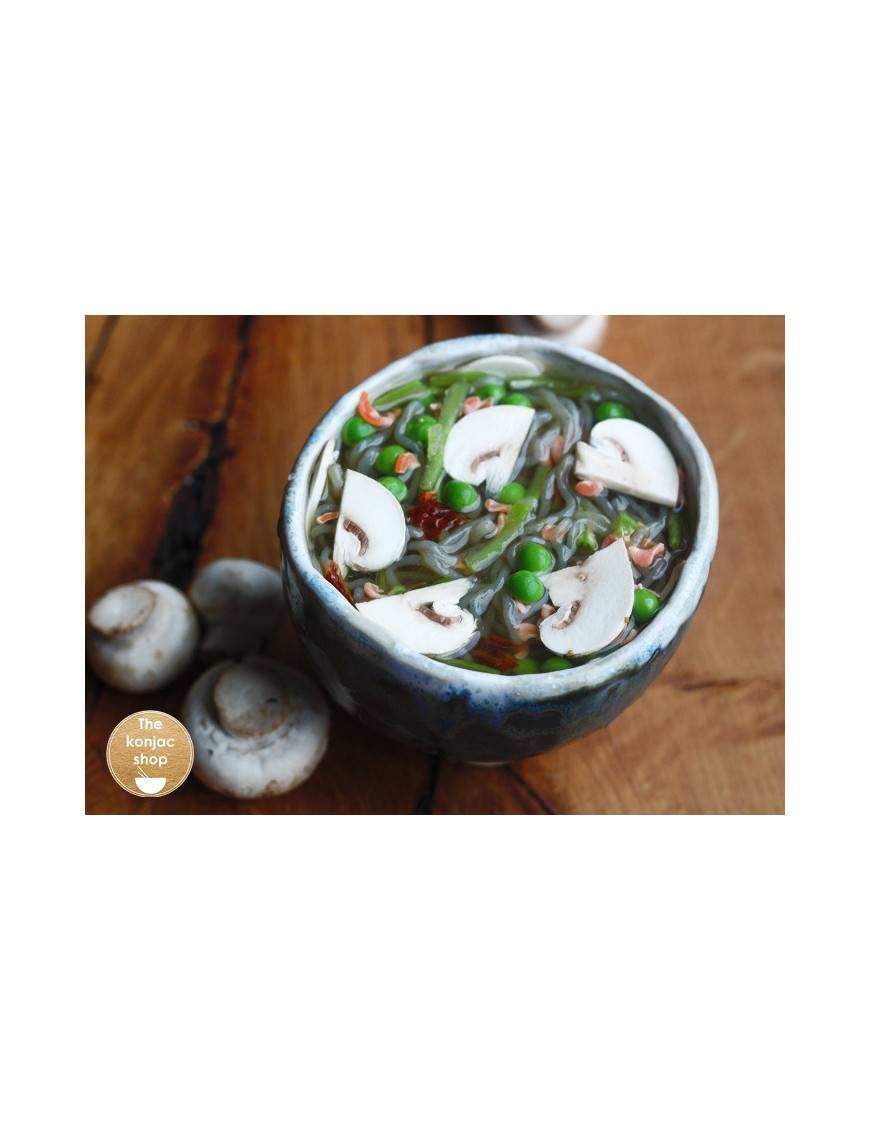 ESPAGUETIS DE ALBAHACA (Pasta shirataki de konjac) 200g - APATO PARA DIETA KETO