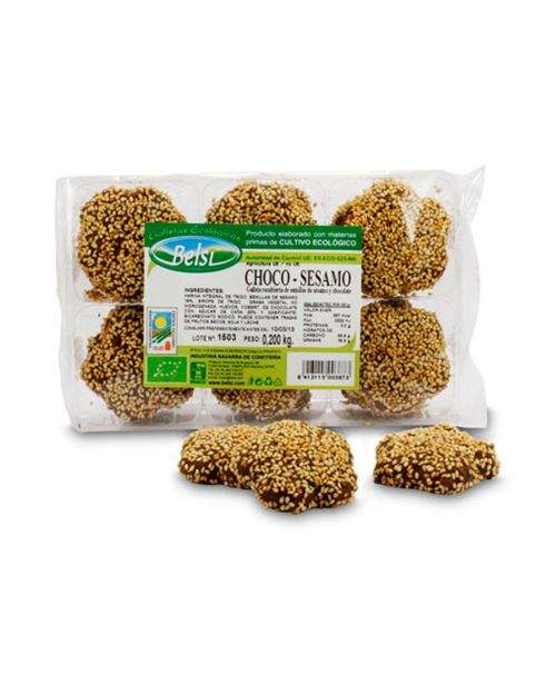 GALLETAS CHOCO SESAMOS ecológicos (Belsi)
