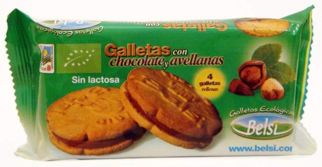 GALLETAS con chocolate y avellanas