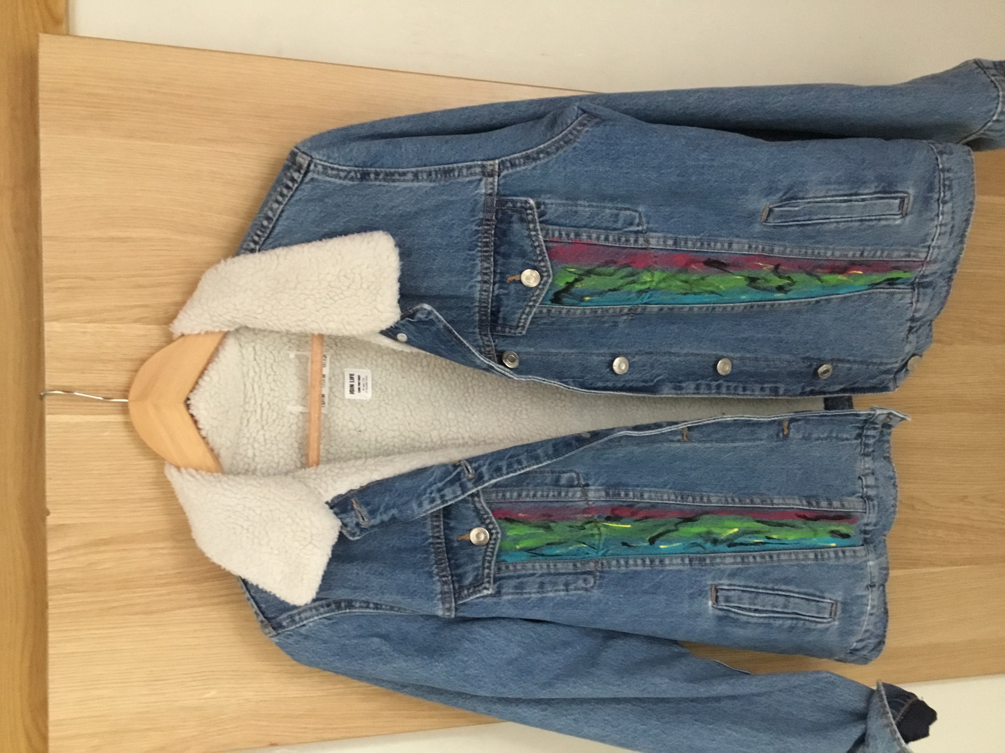 Chaqueta Vaquera, con forro de Borrego