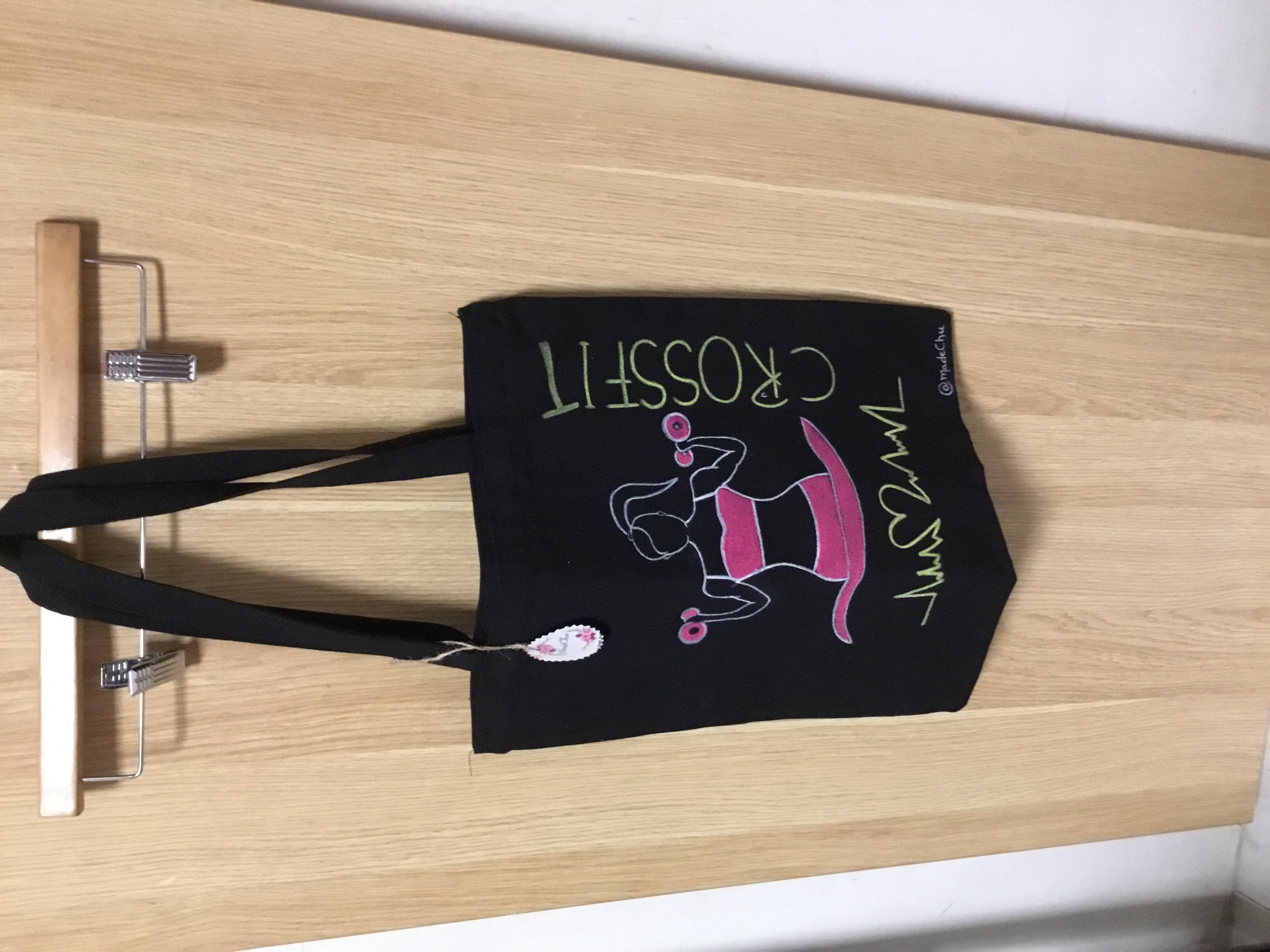 Bolsa de tela negra
