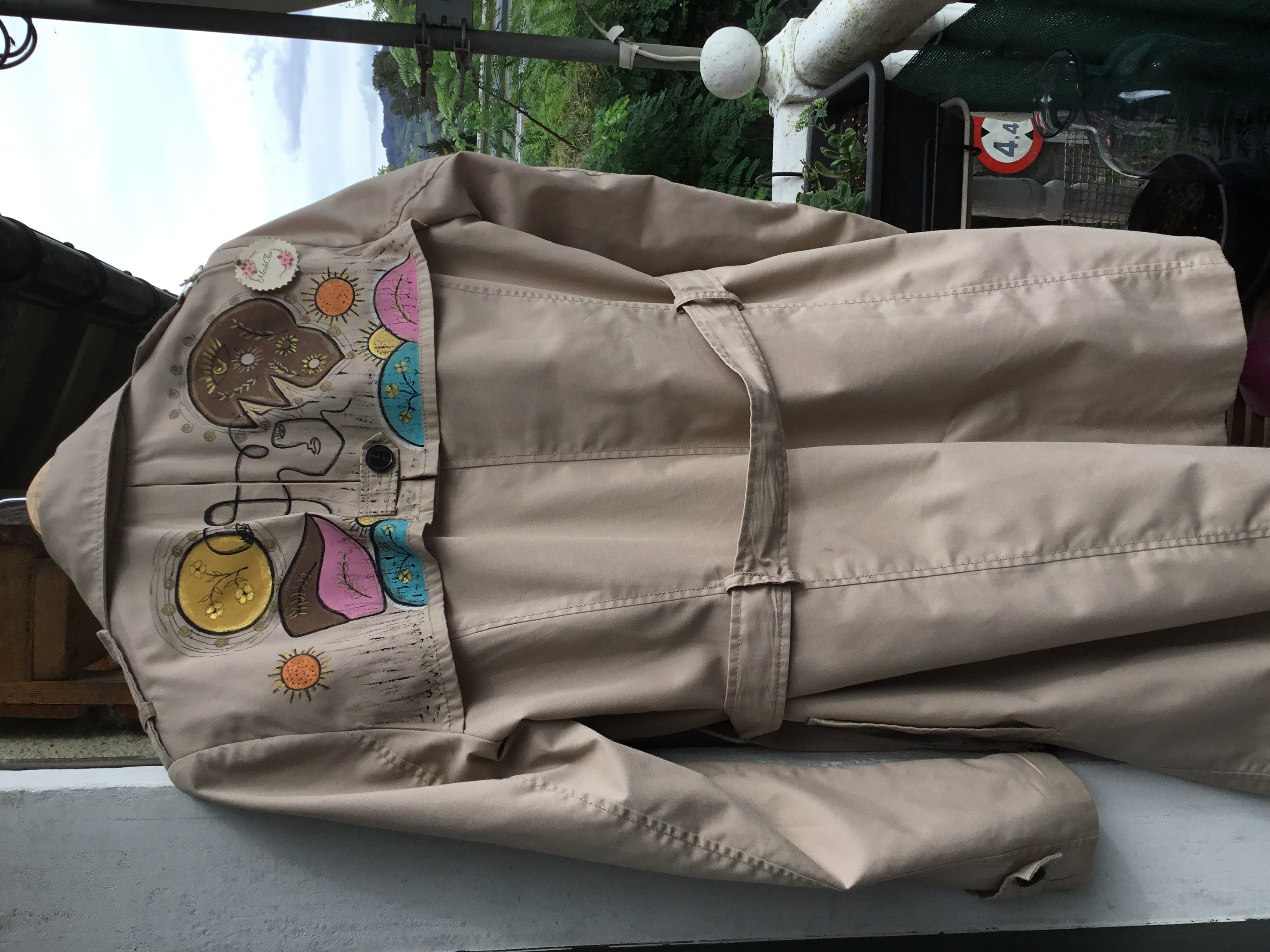 Gabardina Beige L
