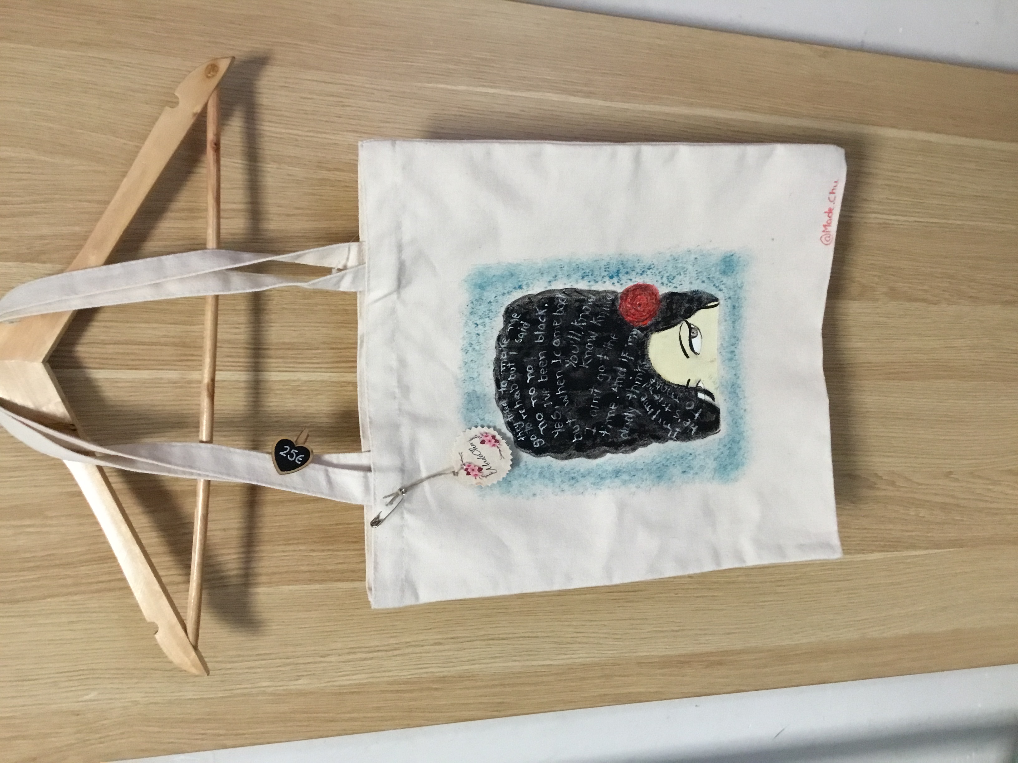 Bolso de tela Amy Winehouse