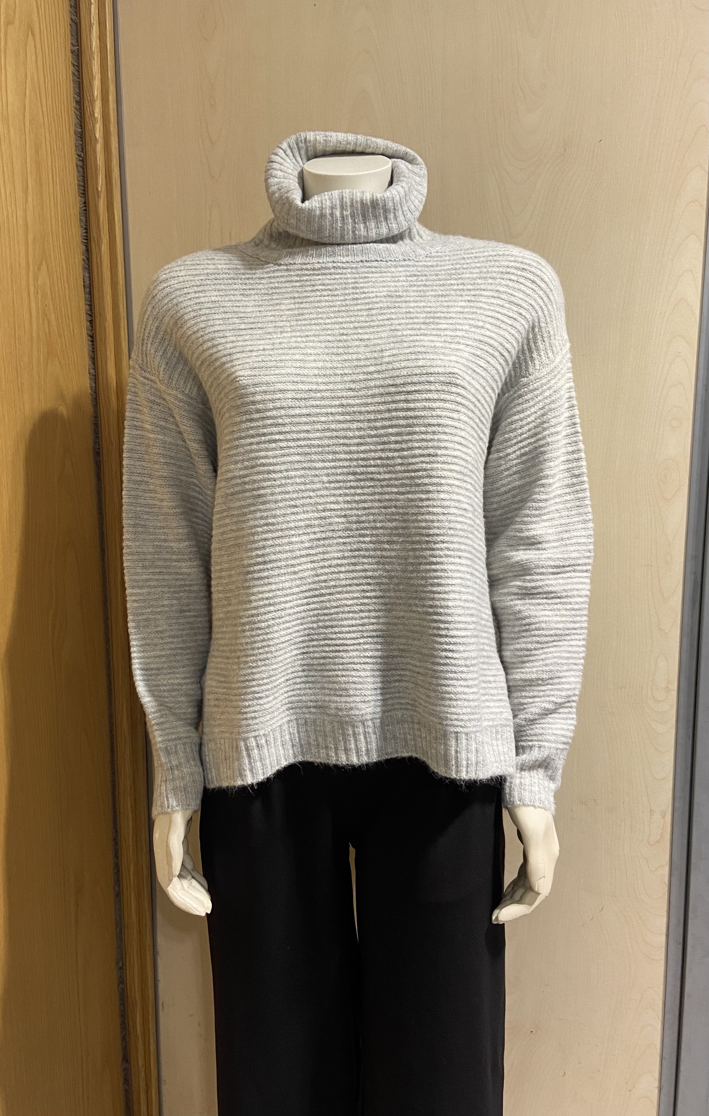Jersey con cuello en Gris