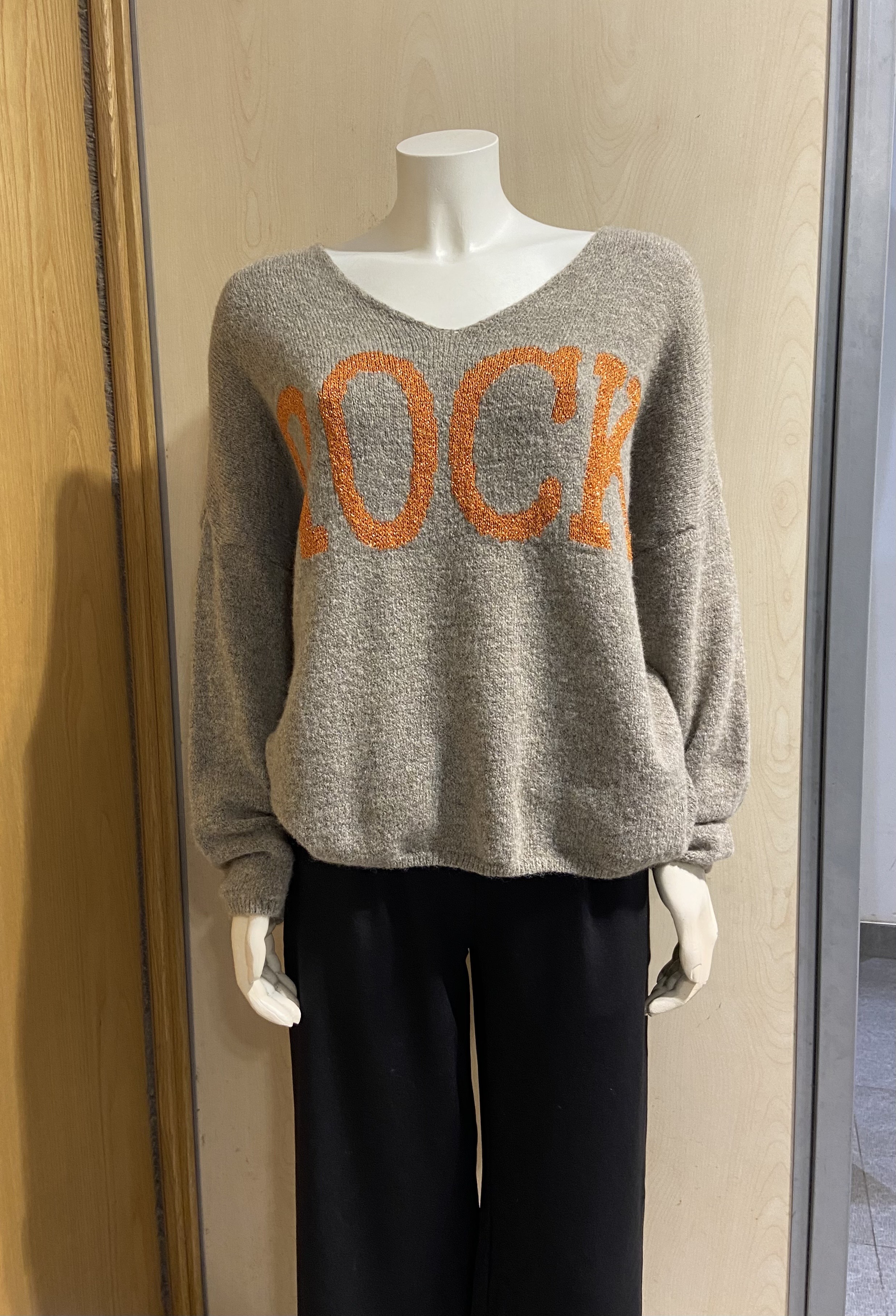 Jersey Rock en color Gris