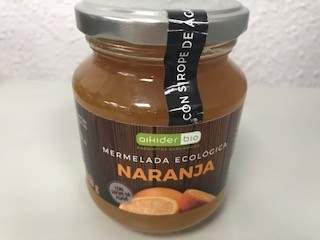 MERMELADA ECOLÓGICA NARANJA